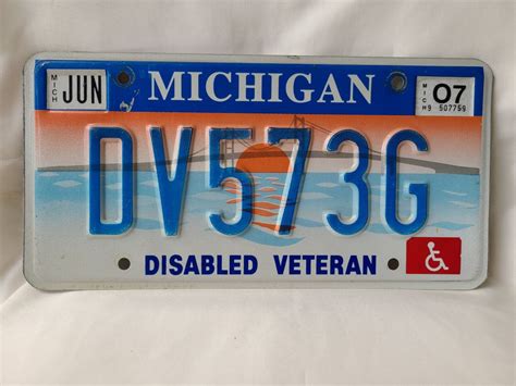 Veterans License Plates In Michigan