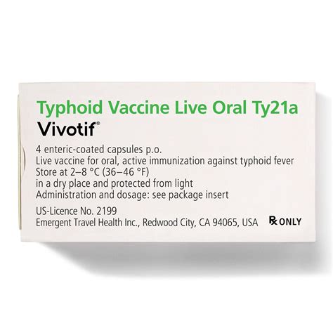 Vivotif Typhoid Oral Vaccine 4 Capsules Bottle Refrigerated Mcguff Vivotif Typhoid Oral Vaccine 4 Capsules Bottle Refrigerated Mcguff