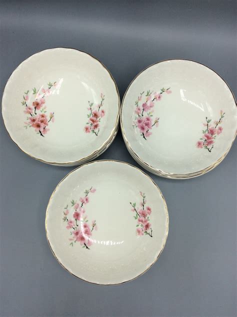 W S George China Peach Blossom Up Up Pattern Bolero Shape Etsy Soup W S George China Peach Blossom Up Up Pattern Bolero Shape Etsy Soup