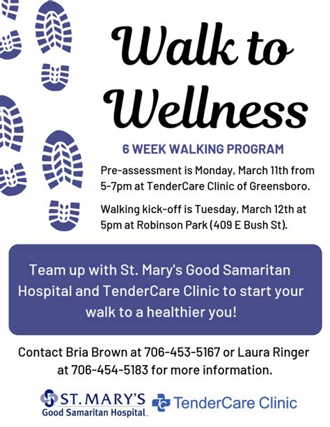 Walk To Wellness Program Starts March 11 Oconee Valley Healthcare Walk To Wellness Program Starts March 11 Oconee Valley Healthcare
