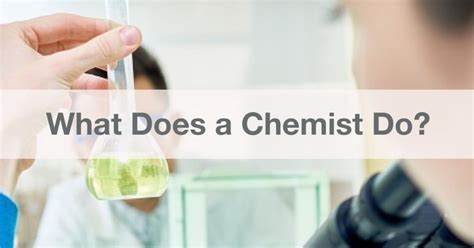 What Do Marine Chemists Do