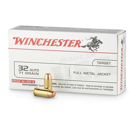 Winchester 32 Acp Fmj 71 Grain 50 Rounds 12042 32 Acp Ammo At Winchester 32 Acp Fmj 71 Grain 50 Rounds 12042 32 Acp Ammo At