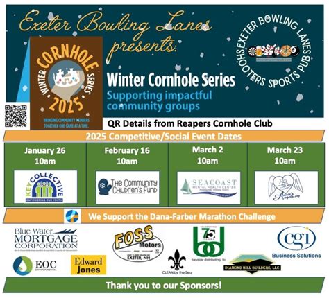 Winter Cornhole Series Seacoast Mental Health Center Exeter Bowling Winter Cornhole Series Seacoast Mental Health Center Exeter Bowling