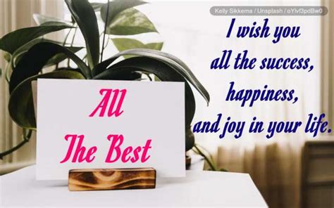 Wishing You All The Best Success And Happiness Lark Sharla