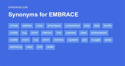 Wods For Embracing Others
