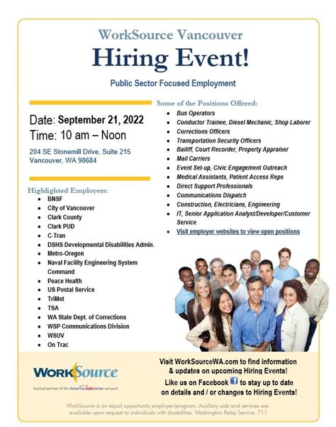 Worksource Vancouver And Cowlitz Wahkiakum On Linkedin Hiringevent Worksource Vancouver And Cowlitz Wahkiakum On Linkedin Hiringevent