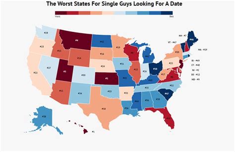 5 Worst States for Dating