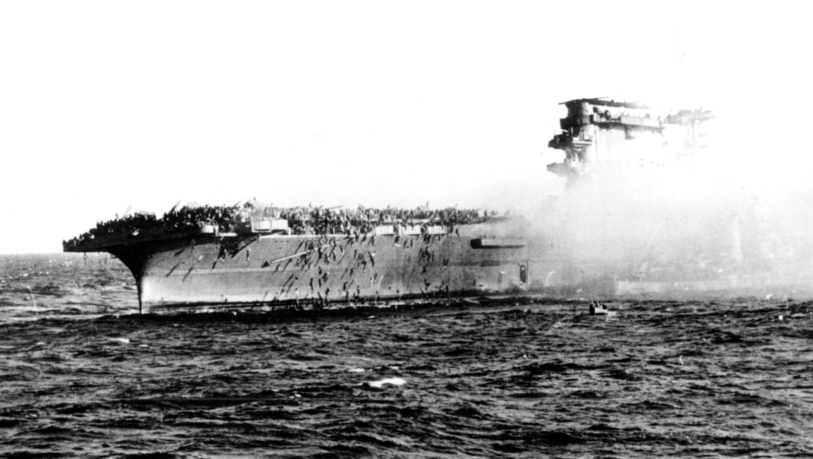 Wreckage Of American Battleship Uss Arizona Sunk During Japanese Wreckage Of American Battleship Uss Arizona Sunk During Japanese
